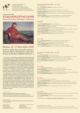 Copertina della news 16-17 dicembre, ROMA, Convegno di studi: ITALIANI/ITALIANE