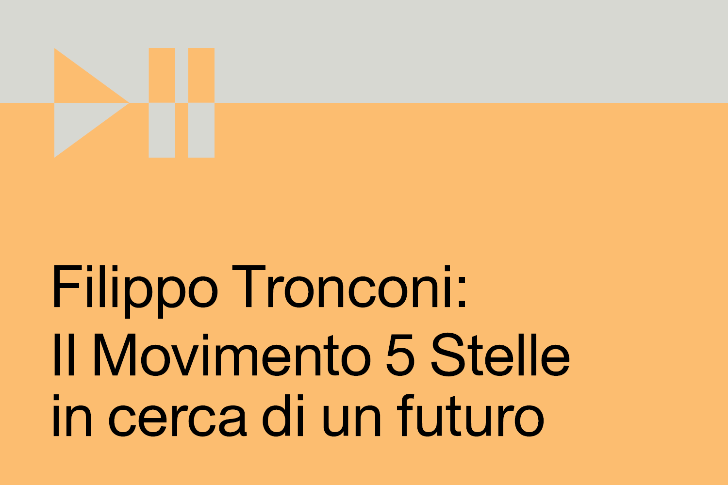 Copertina del podcast Filippo Tronconi: Il movimento 5 Stelle in cerca di un futuro