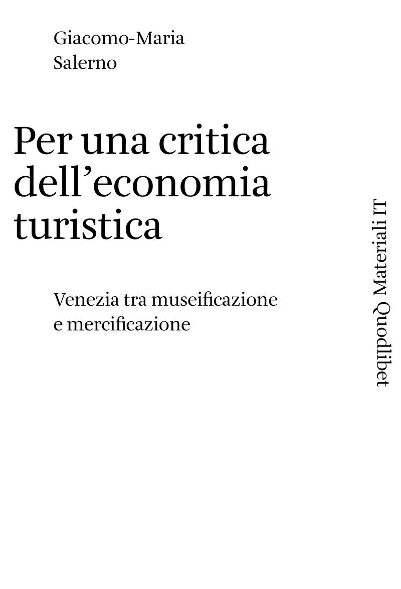 Cover articolo Per una critica dell’economia turistica